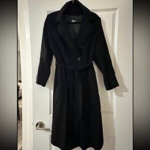Cashmere Italian designer belted Trench Coat